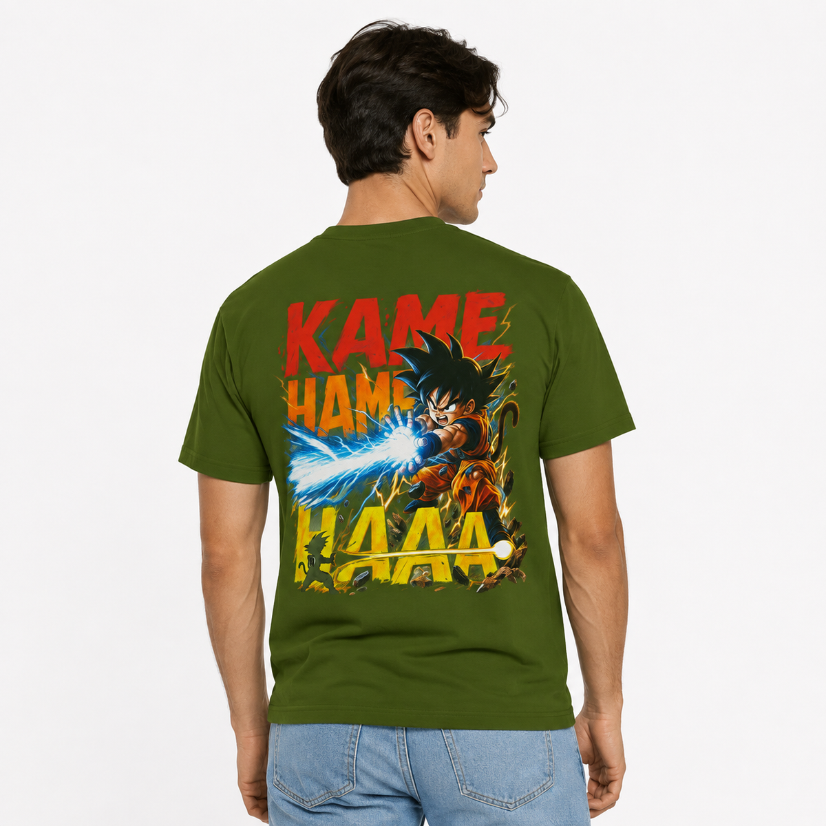 Anime Warrior Graphic Oversized T-Shirt | 220 GSM | 100% Cotton