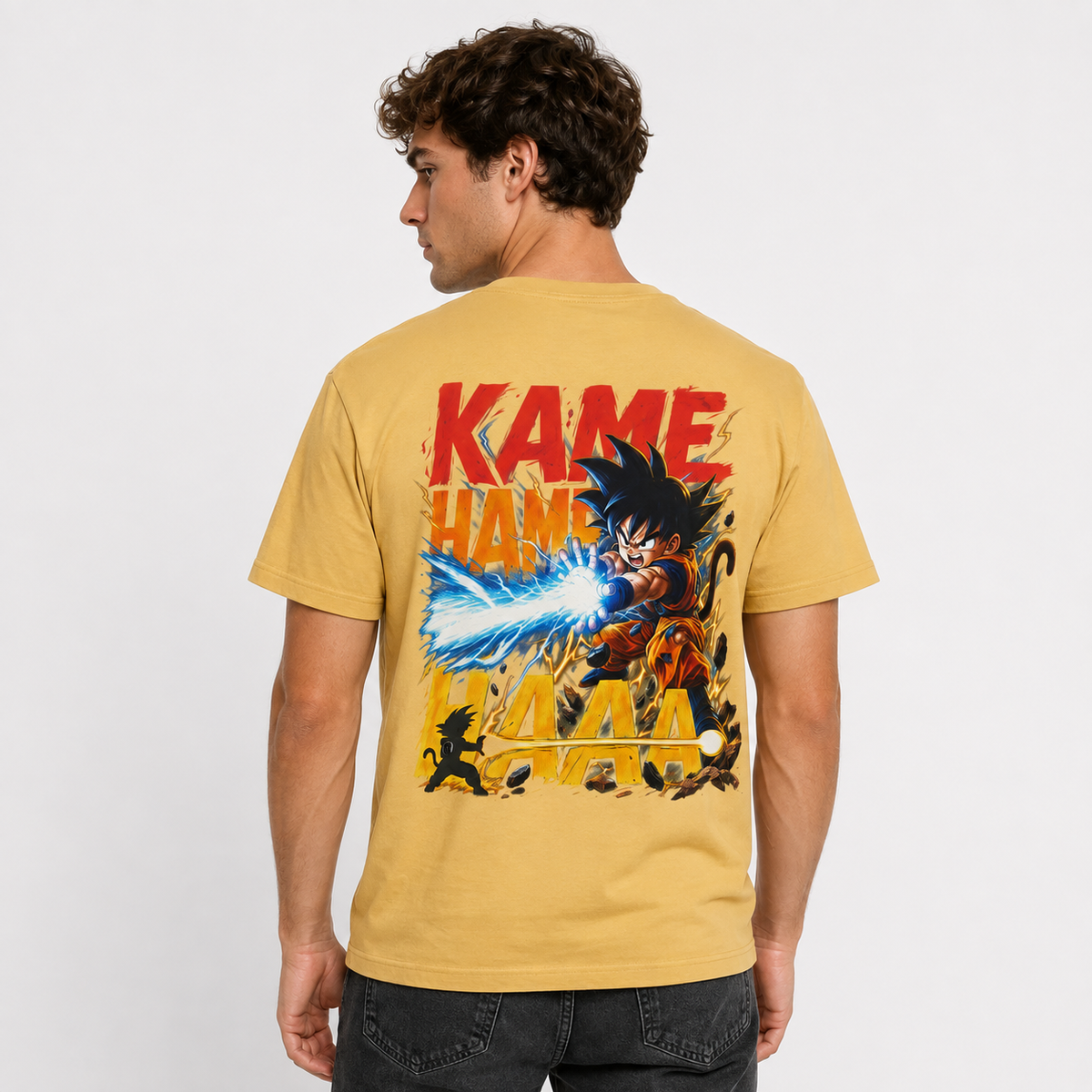 Anime Warrior Graphic Oversized T-Shirt | 220 GSM | 100% Cotton