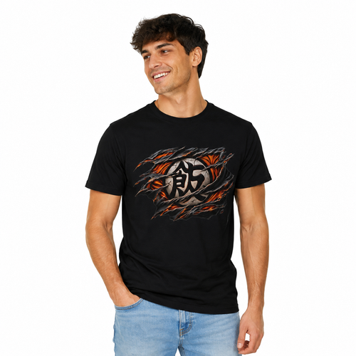 Anime Warrior Graphic Oversized T-Shirt | 220 GSM | 100% Cotton