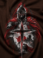 Knight Warrior Graphic Oversized T-Shirt | 220 GSM | 100% Cotton