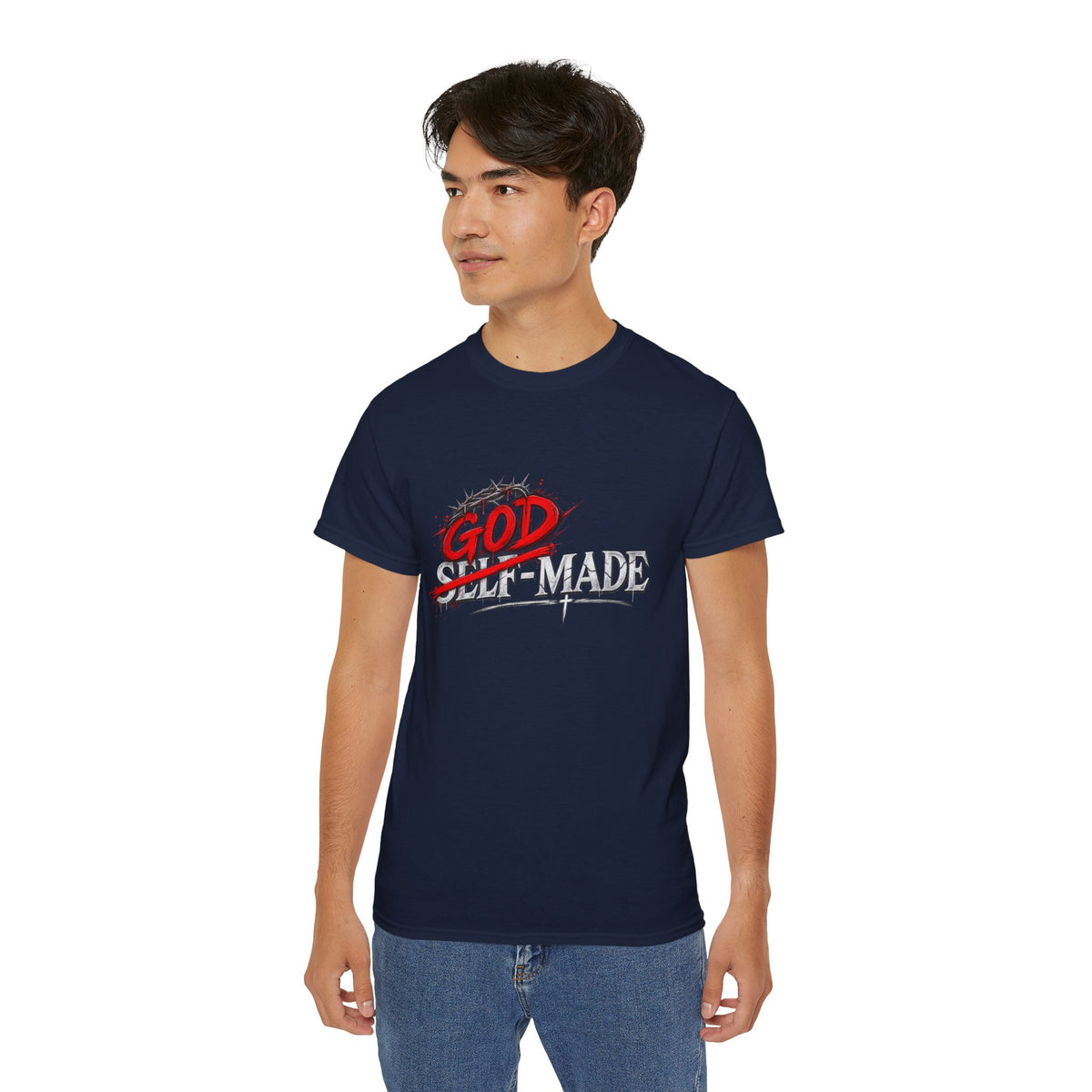 God Self-Made Graphic T-Shirt | 180 GSM | 100% Cotton