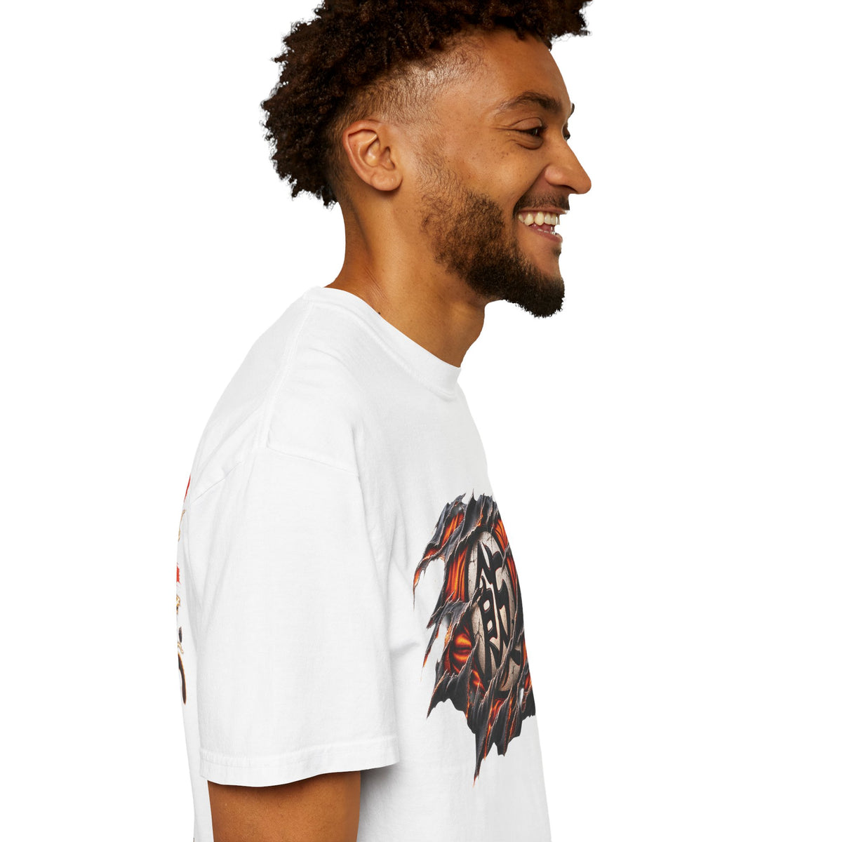 Anime Warrior Graphic Oversized T-Shirt | 220 GSM | 100% Cotton