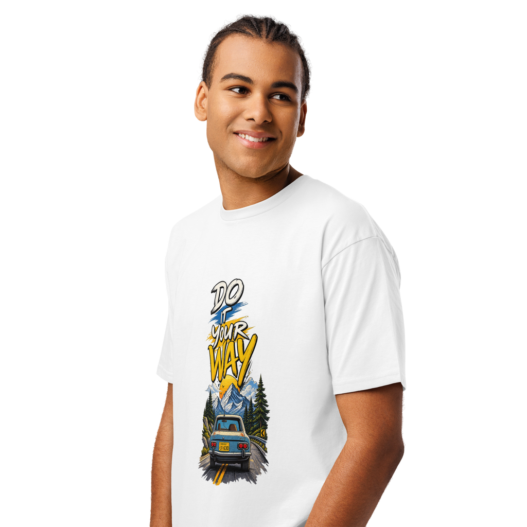 Do It Your Way Road Trip Graphic Regular T-Shirt | 180 GSM | 100% Cotton