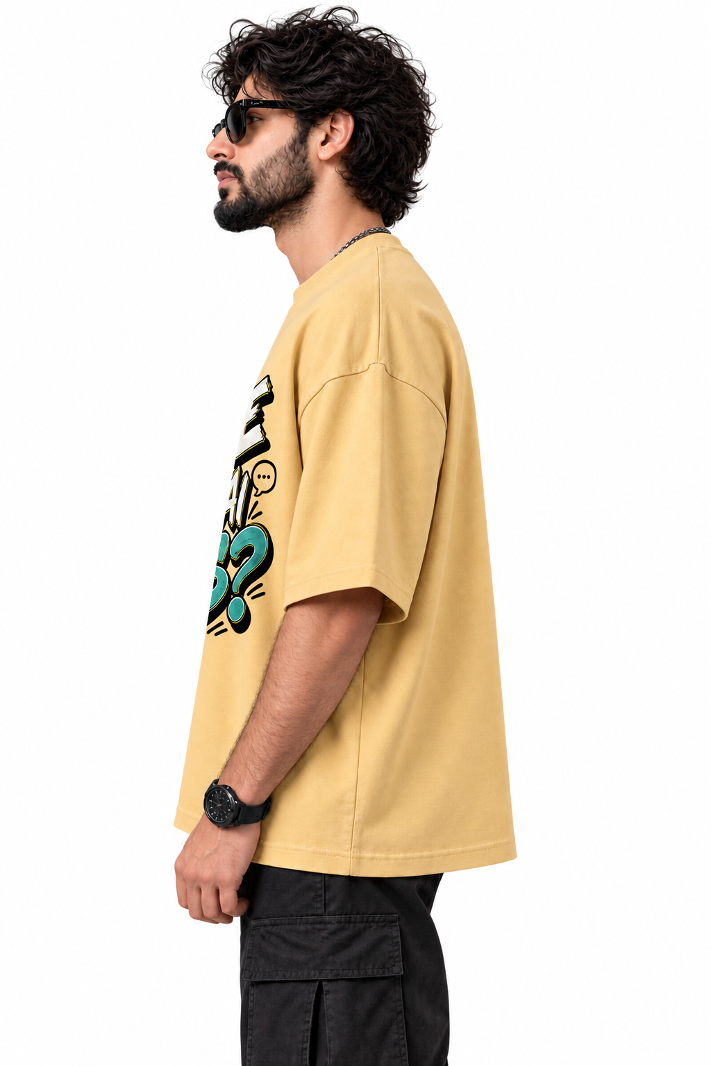 Scene Kya Hai Boss? Oversized Graphic T-Shirt | 220 GSM | 100% Cotton