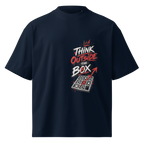 Think Outside the Box Graphic Oversized T-Shirt | 220 GSM | 100% Cotton