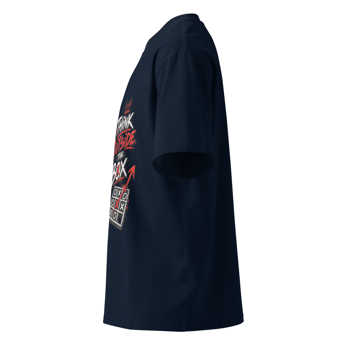 Think Outside the Box Graphic Oversized T-Shirt | 220 GSM | 100% Cotton